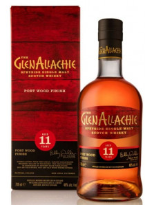 GlenAllachie 11 yo Port Wood Finish | Speyside Single Malt Scotch Whisky | 70 cl, 48 %