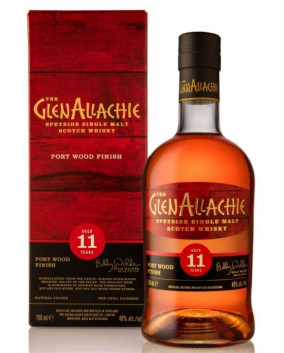 GlenAllachie 11 yo Port Wood Finish | Speyside Single Malt Scotch Whisky | 70 cl, 48 %