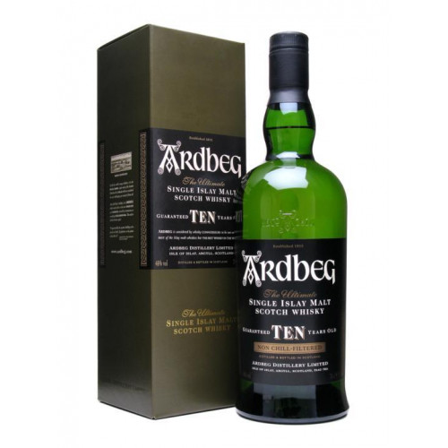 Whisky Ardbeg 10 ans Un-chillfiltered 70cl 46' - Islay - Le Comptoir  Irlandais